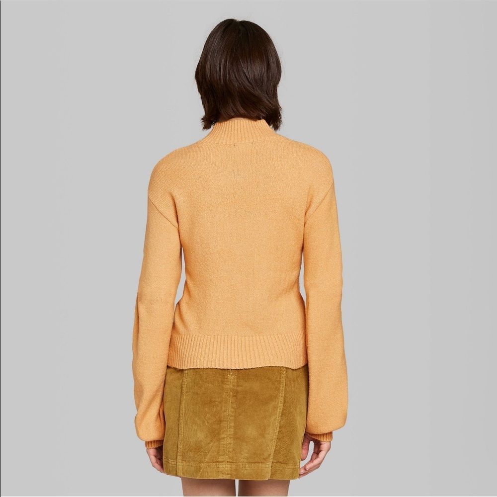 🆕 Wild Fable Turtleneck Sweater - Gold - Picture 3 of 3